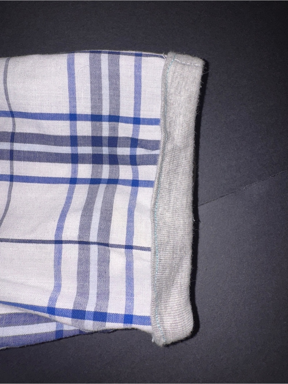 Kids Blue and White Plaid Button-Up Shirt by Nannette Kids (size 4) - Picture 4 of 9